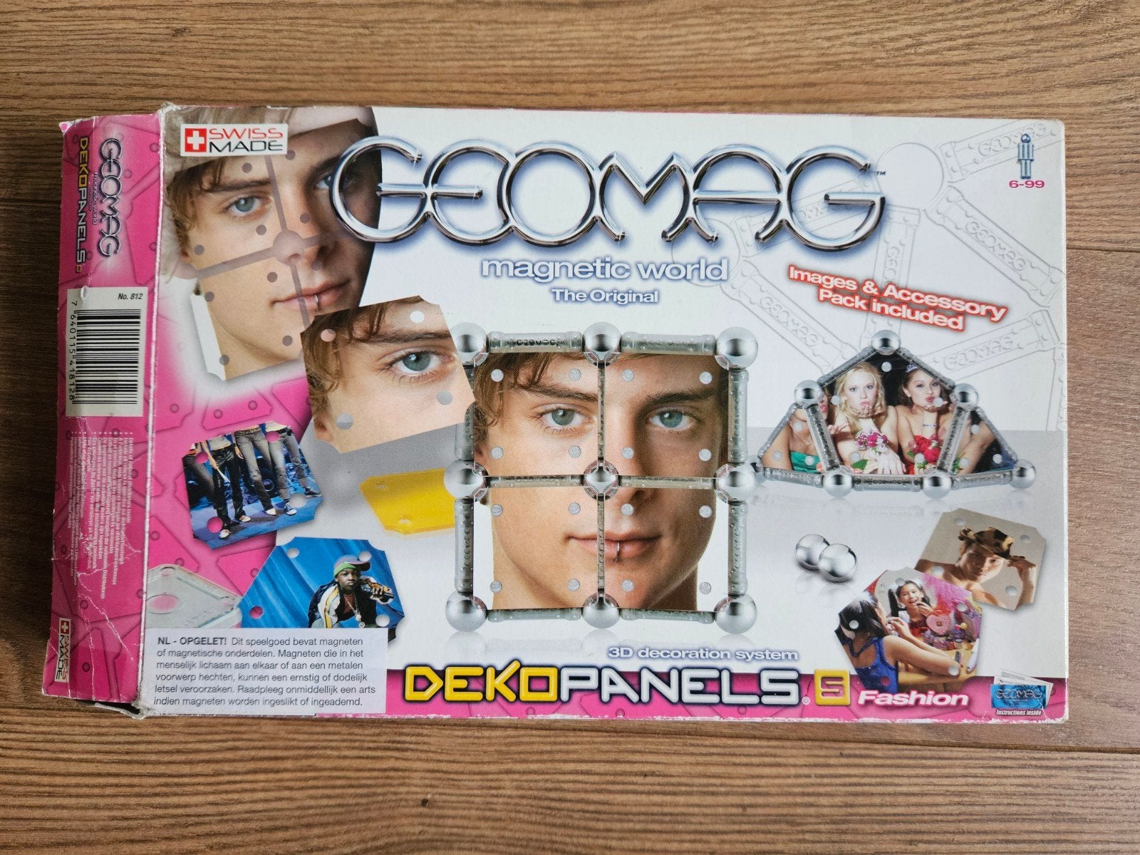 Geomag Dekopanels Fashion 3D Decoratie Systeem, Kinderen en Baby's, Ophalen of Verzenden, Gebruikt, Overige merken