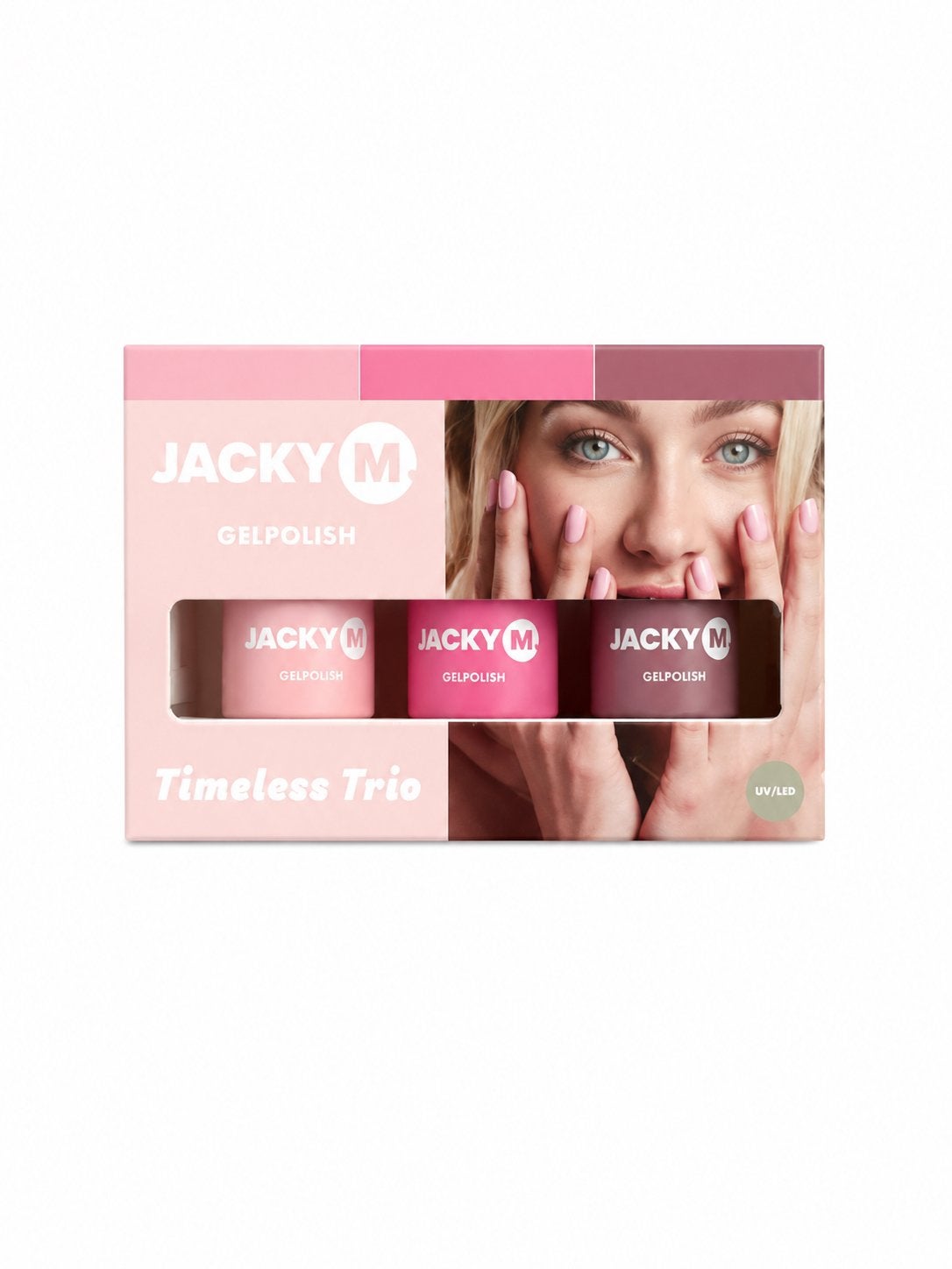 Jacky M Gelpolish Timeless Trio - Gellak Nagellak Set, Ophalen of Verzenden, Nieuw, Overige typen