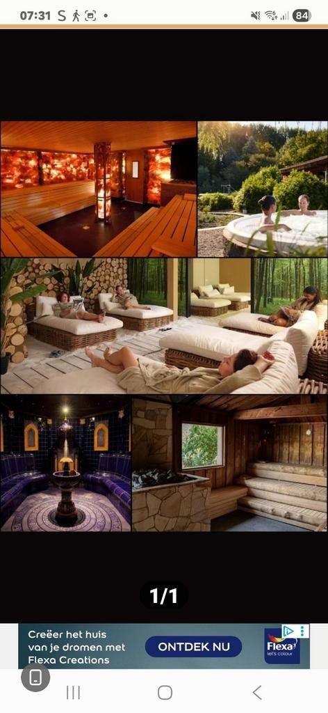1 etickets sauna zelf kiezen uit zeeuwse bron  elysium enz, Tickets en Kaartjes, Twee personen, Cadeaubon, Spa of Sauna