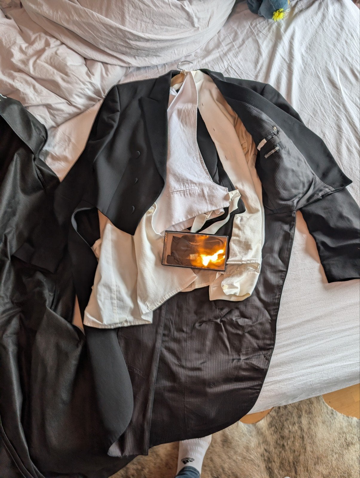 compleet rokkostuum voor de echte student, Kleding | Heren, Ophalen of Verzenden, Gedragen, Maat 48/50 (M), Zwart