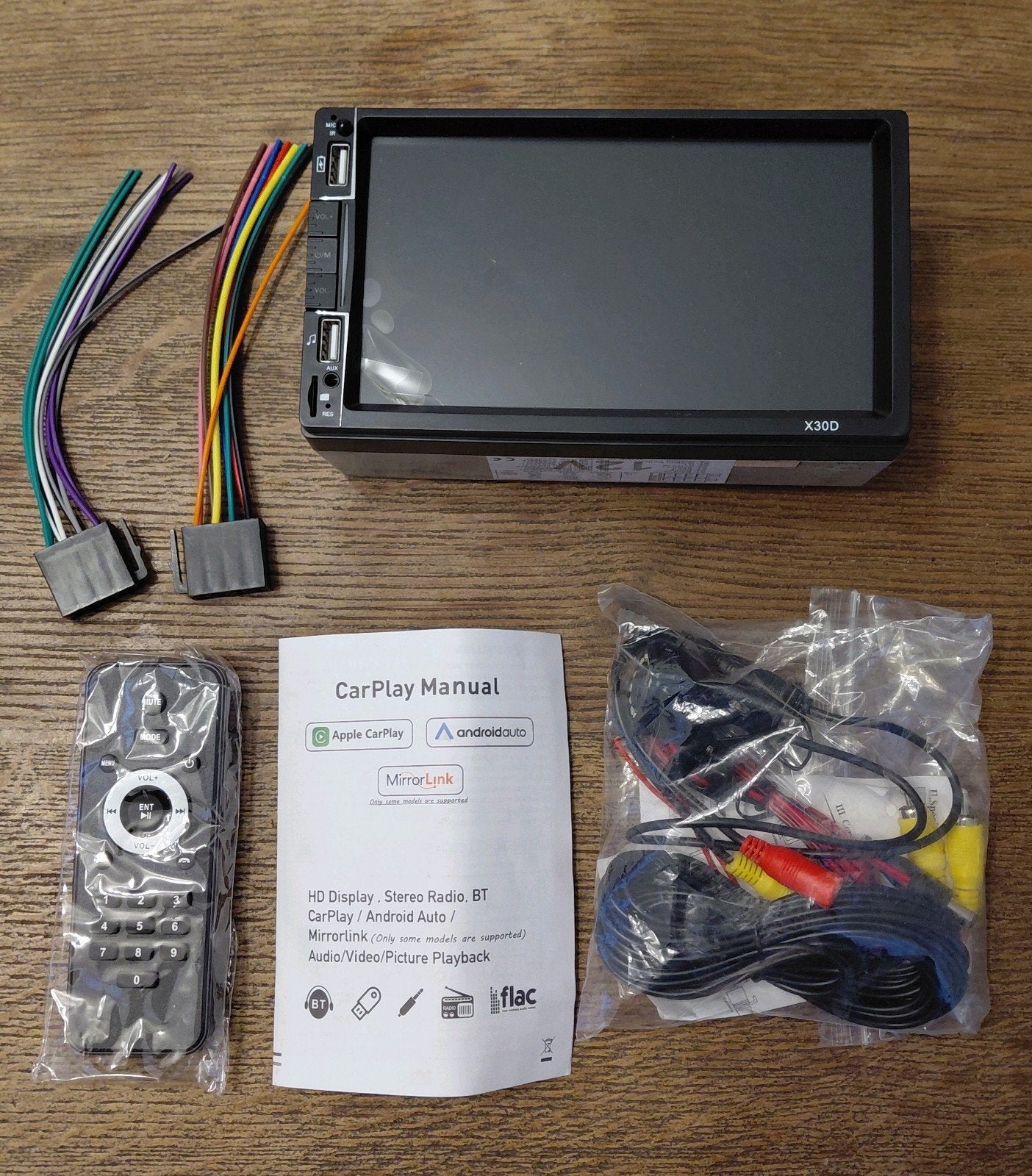 2-DIN autoradio 7" scherm + camera | AndroidAuto | Carplay, Auto diversen, Autoradio's, Nieuw, Ophalen of Verzenden