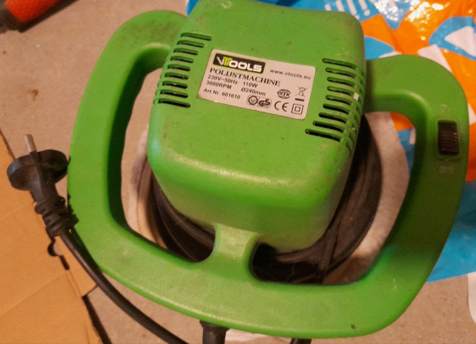 Vtools Polijstmachine 230V-50Hz, Ophalen of Verzenden, Gebruikt