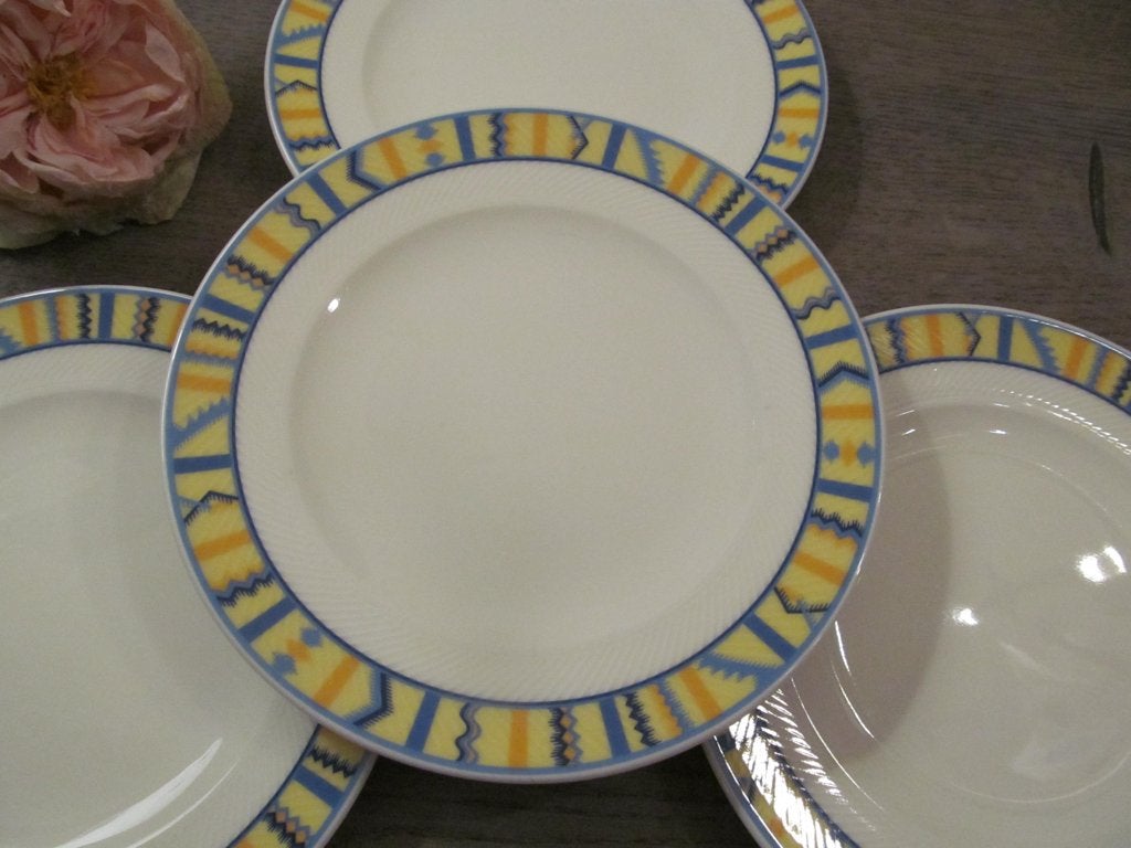 4 Villeroy & Boch Bali Look Gebaks Borden, Keramiek, Ophalen of Verzenden, Zo goed als nieuw, Bord(en)