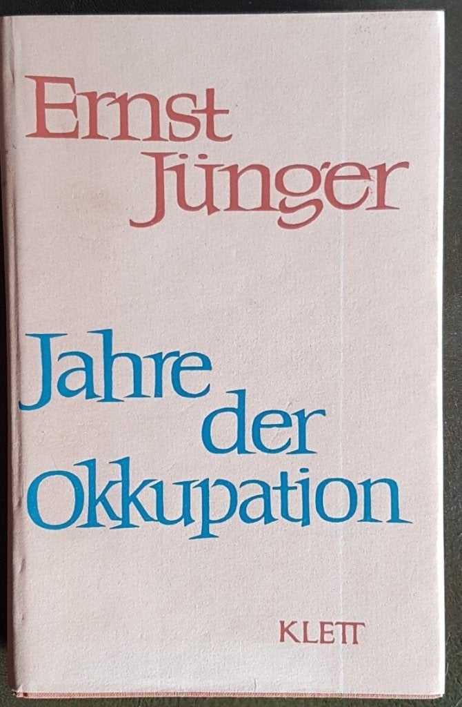 Ernst Jünger - Jahre der Okkupation, Ophalen of Verzenden, Zo goed als nieuw
