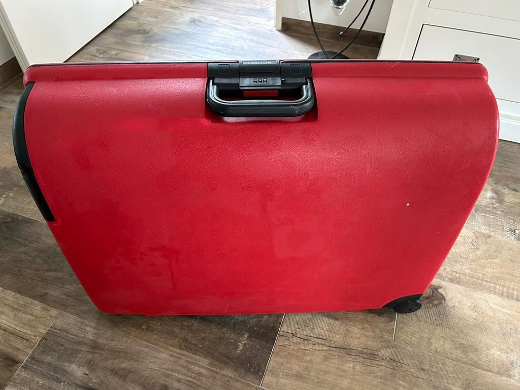 Carlton bagagekoffer, Sieraden, Tassen en Uiterlijk, Koffers, Wieltjes, Gebruikt, Hard kunststof, Verzenden