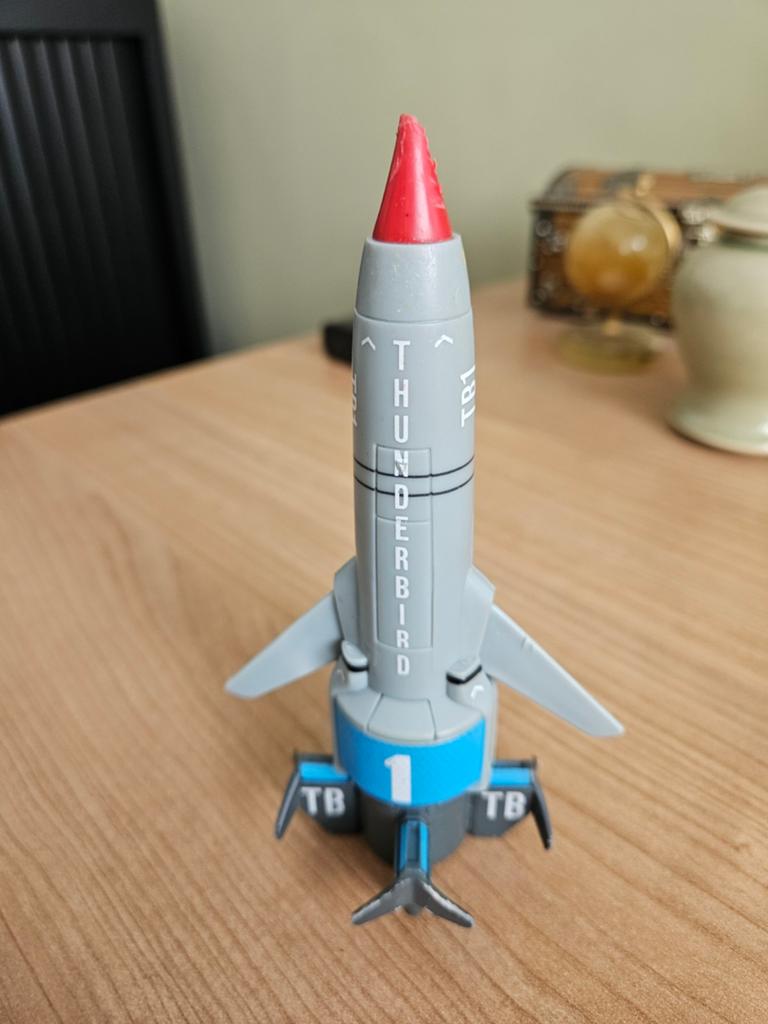 Thunderbird 1 raket model - Vintage speelgoed, Ophalen of Verzenden, Gebruikt
