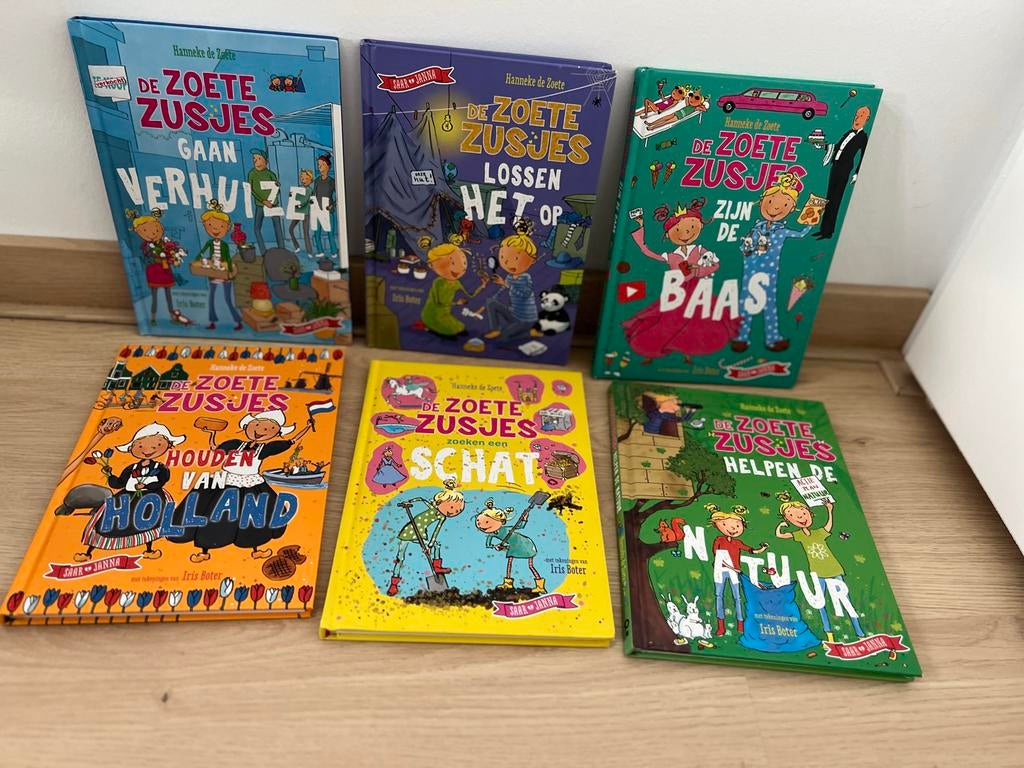 De Zoete Zusjes Boeken - Set van 6, Ophalen of Verzenden, Zo goed als nieuw, 3 tot 4 jaar