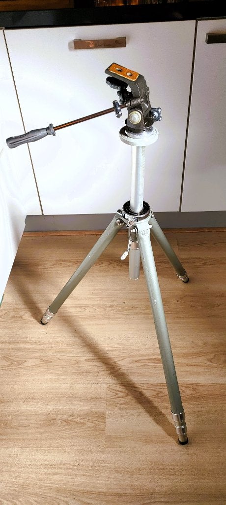 Gitzo Cremaillère 3 + No.2 Balhoofd - Zeer Mooi Exemplaar, Gebruikt, 175 cm of meer, Gitzo, Met balhoofd