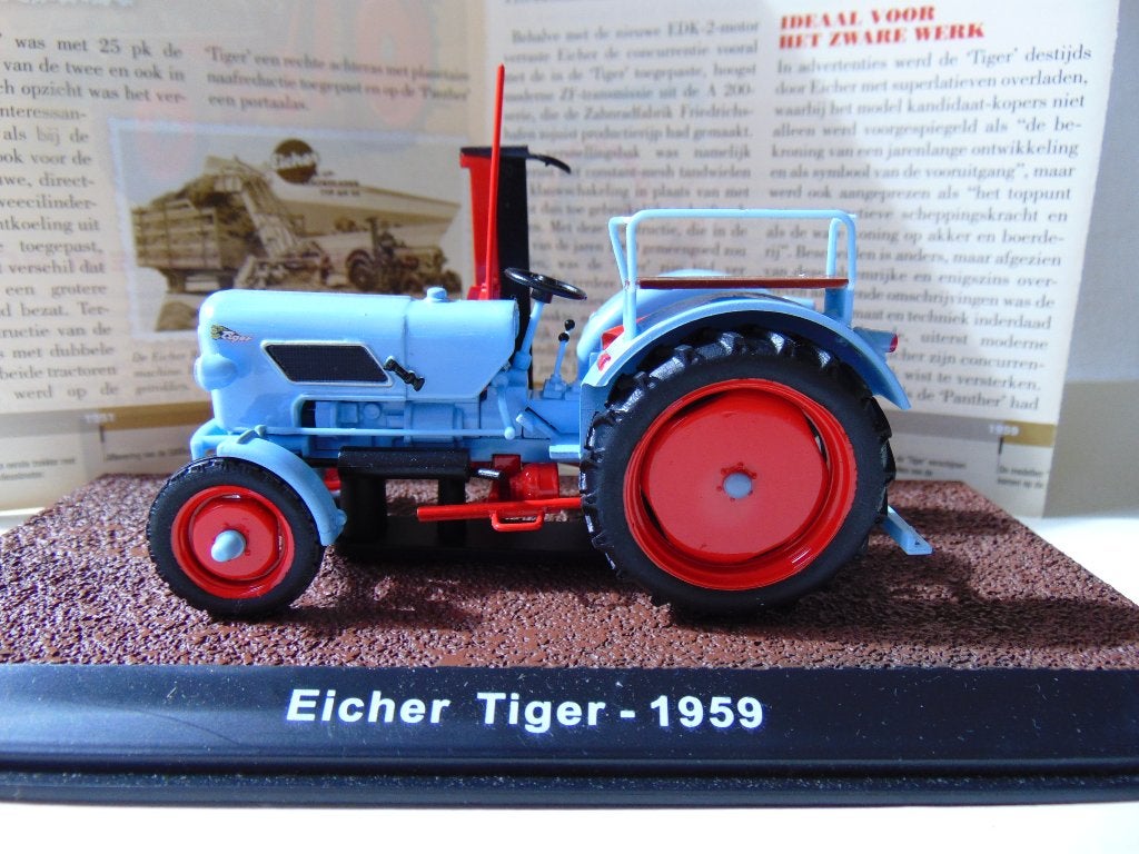 Model Tractor Eicher Tiger EM 200 - 1959 -1/32, Ophalen of Verzenden, Zo goed als nieuw, Tractor of Landbouw, Overige merken