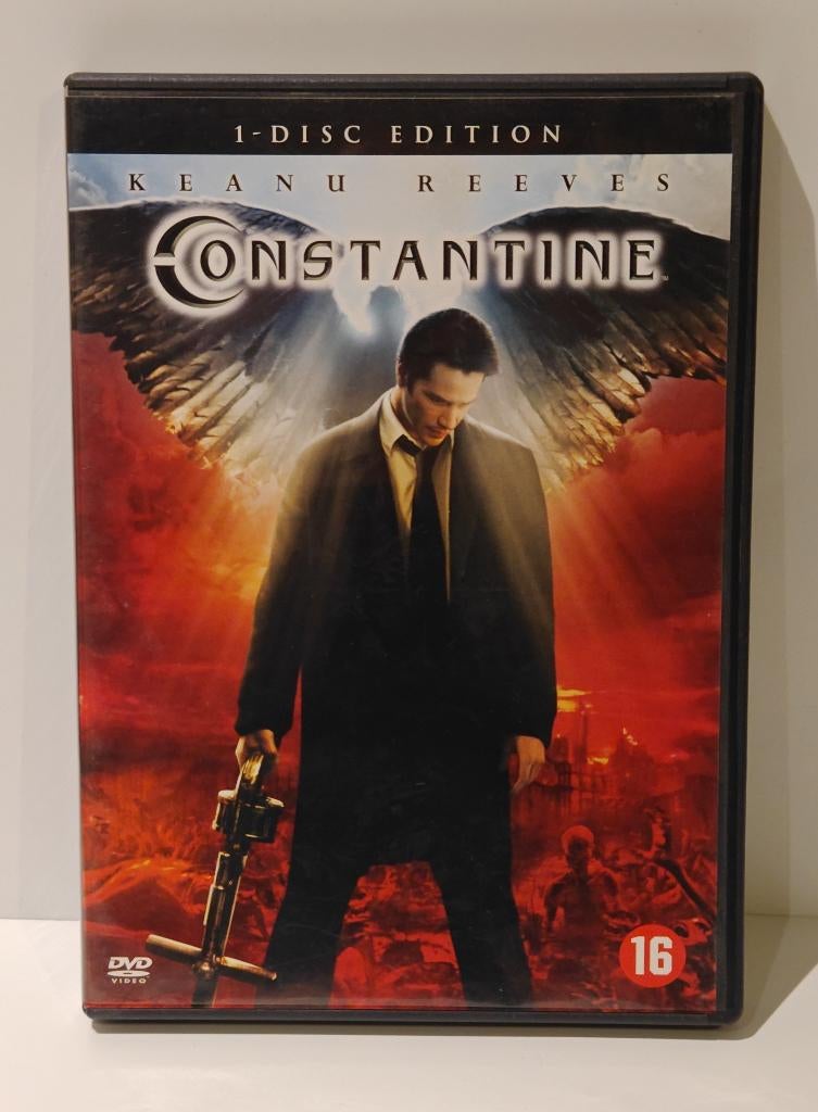 Constantine DVD Supernatural Action Keanu Reeves Swinton, Vanaf 16 jaar, Ophalen of Verzenden, Zo goed als nieuw, Actie