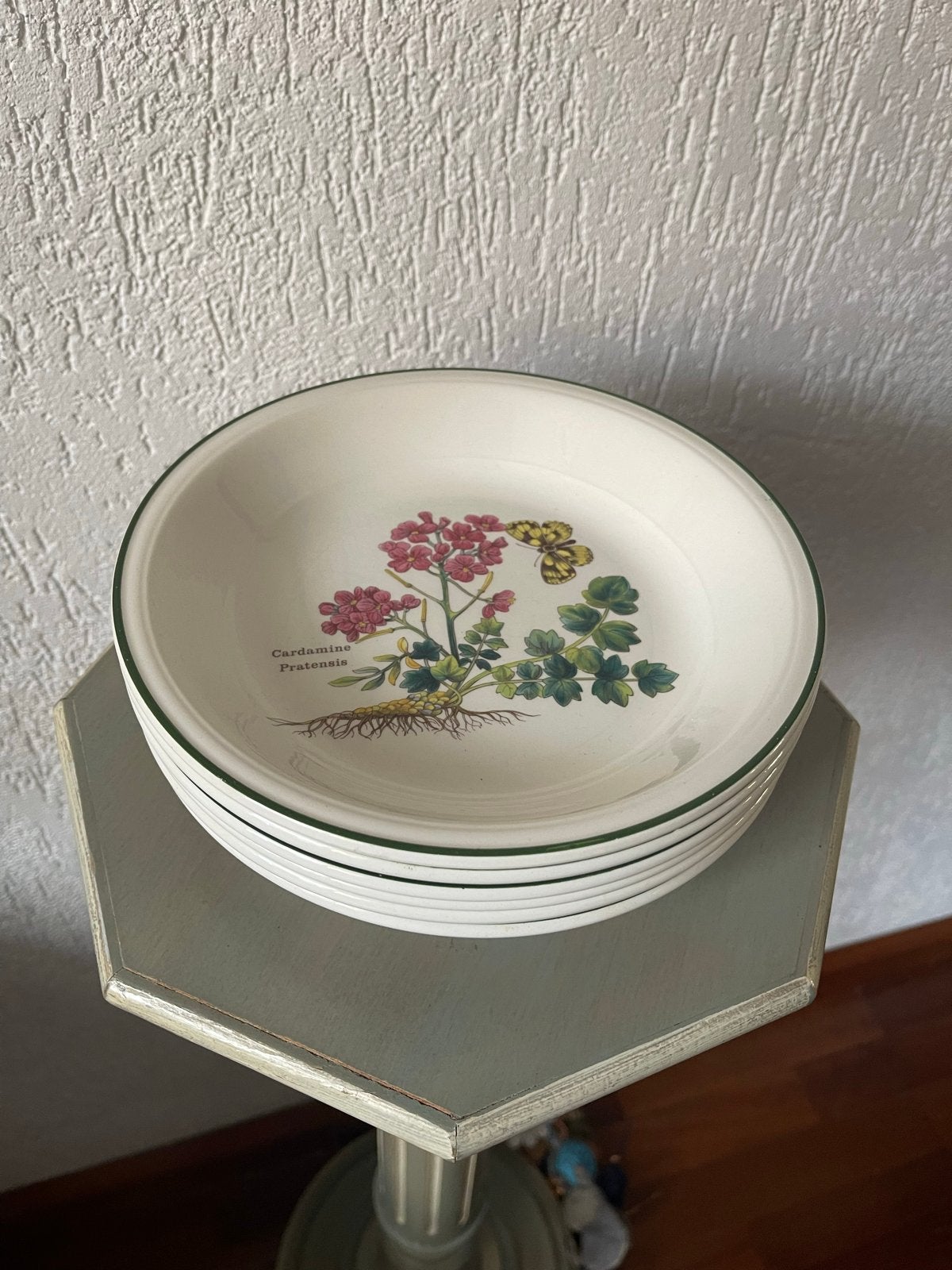Florabunda borden van Enoch Wedgwood (6 stuks), Gebruikt, Keramiek, Vintage, Ophalen of Verzenden