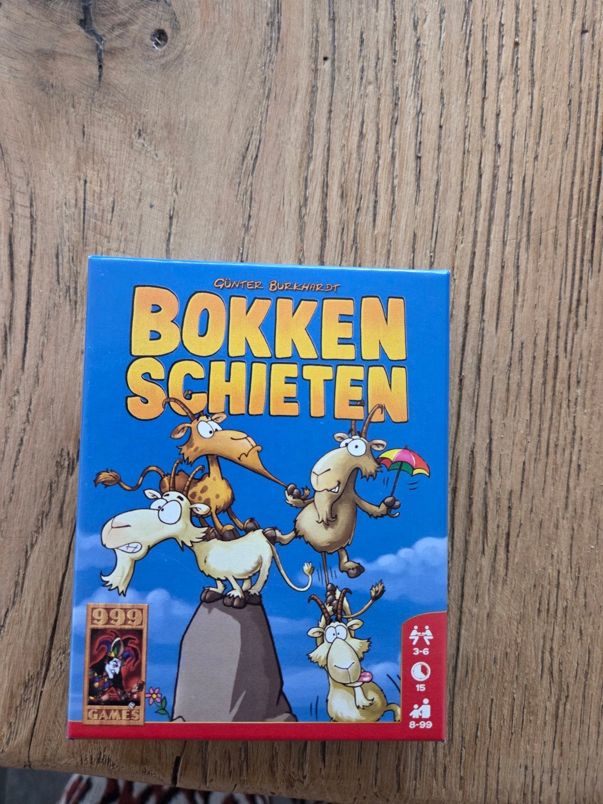 Bokken Schieten - Spannend kaartspel voor 3-6 spelers, Vijf spelers of meer, Ophalen, Zo goed als nieuw, 999 Games