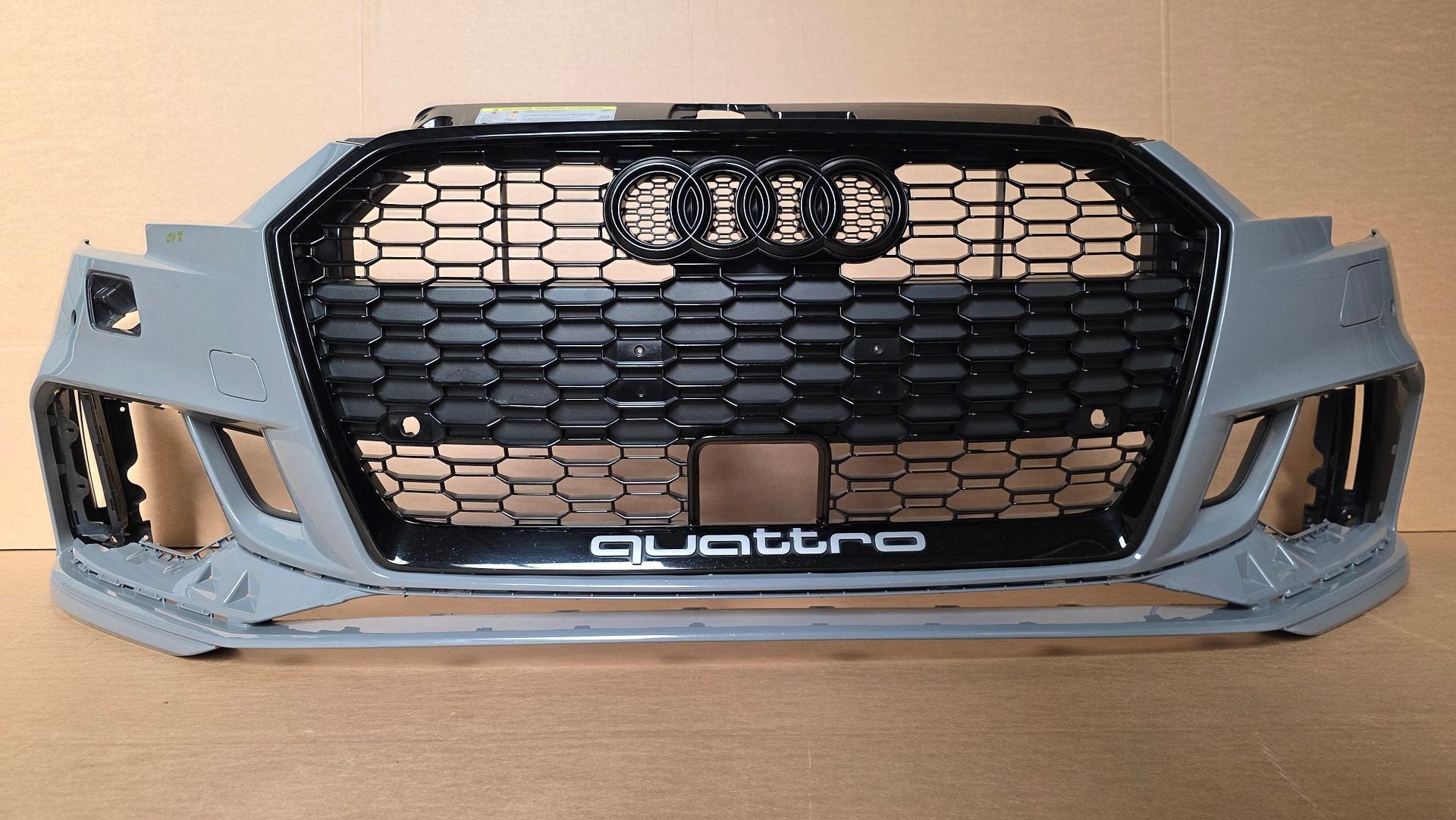 Voorbumper Audi A3 8V Facelift RS3 SPORTBACK ORIGINEEL 8V4, Gebruikt, -, Voor, Ophalen of Verzenden