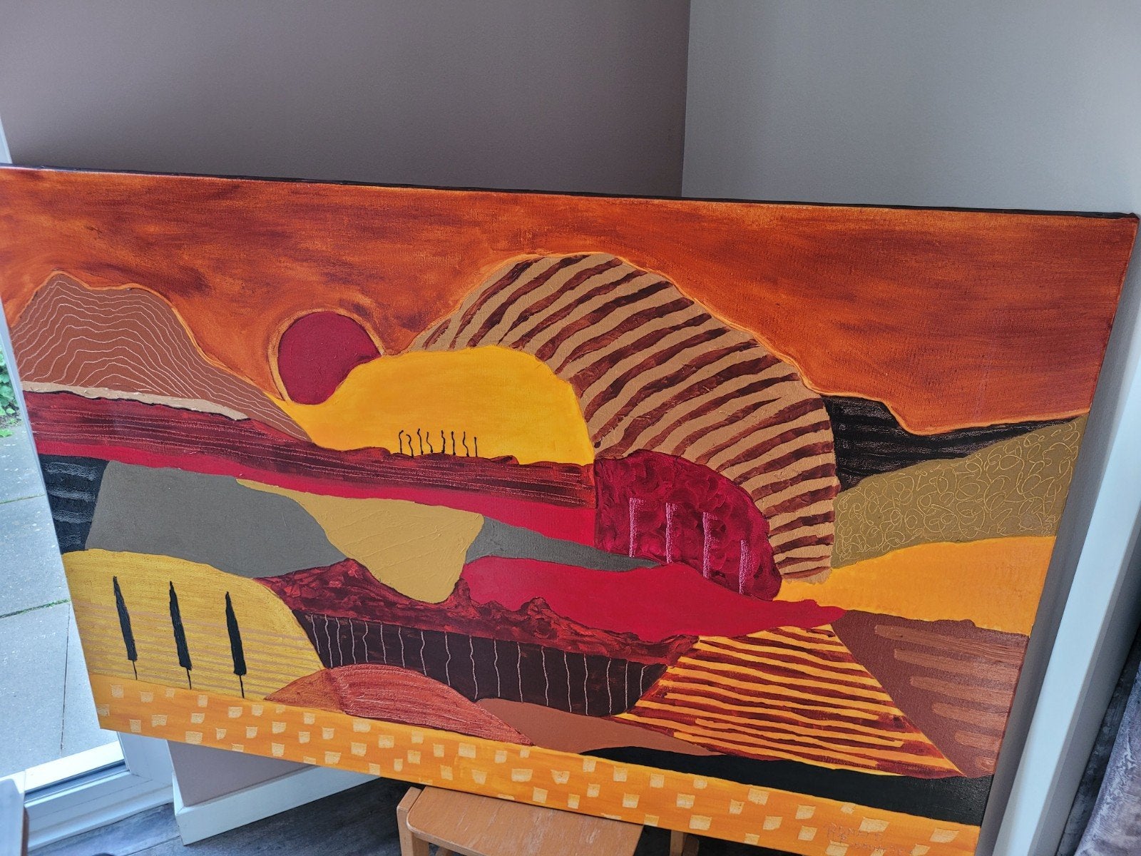 Schilderij Italië Ronald Boonacker, Ophalen