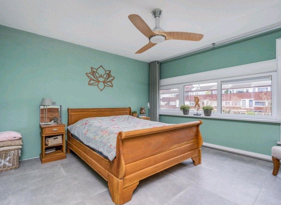 Hardhouten ombouw 160 cm met nachtkastjes, Ophalen, Gebruikt, Tweepersoons