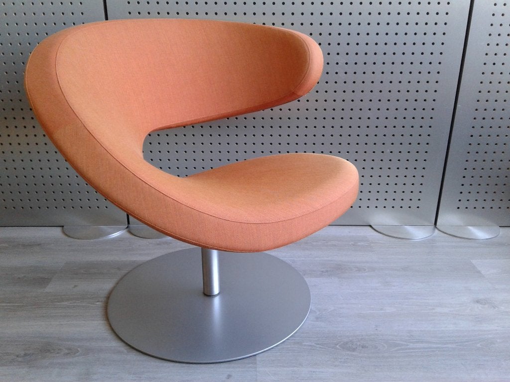 Variér (Stokke) Peel Club (Terracotta) Heel Mooi!, Huis en Inrichting, Fauteuils, Overige materialen, Ophalen of Verzenden, Zo goed als nieuw