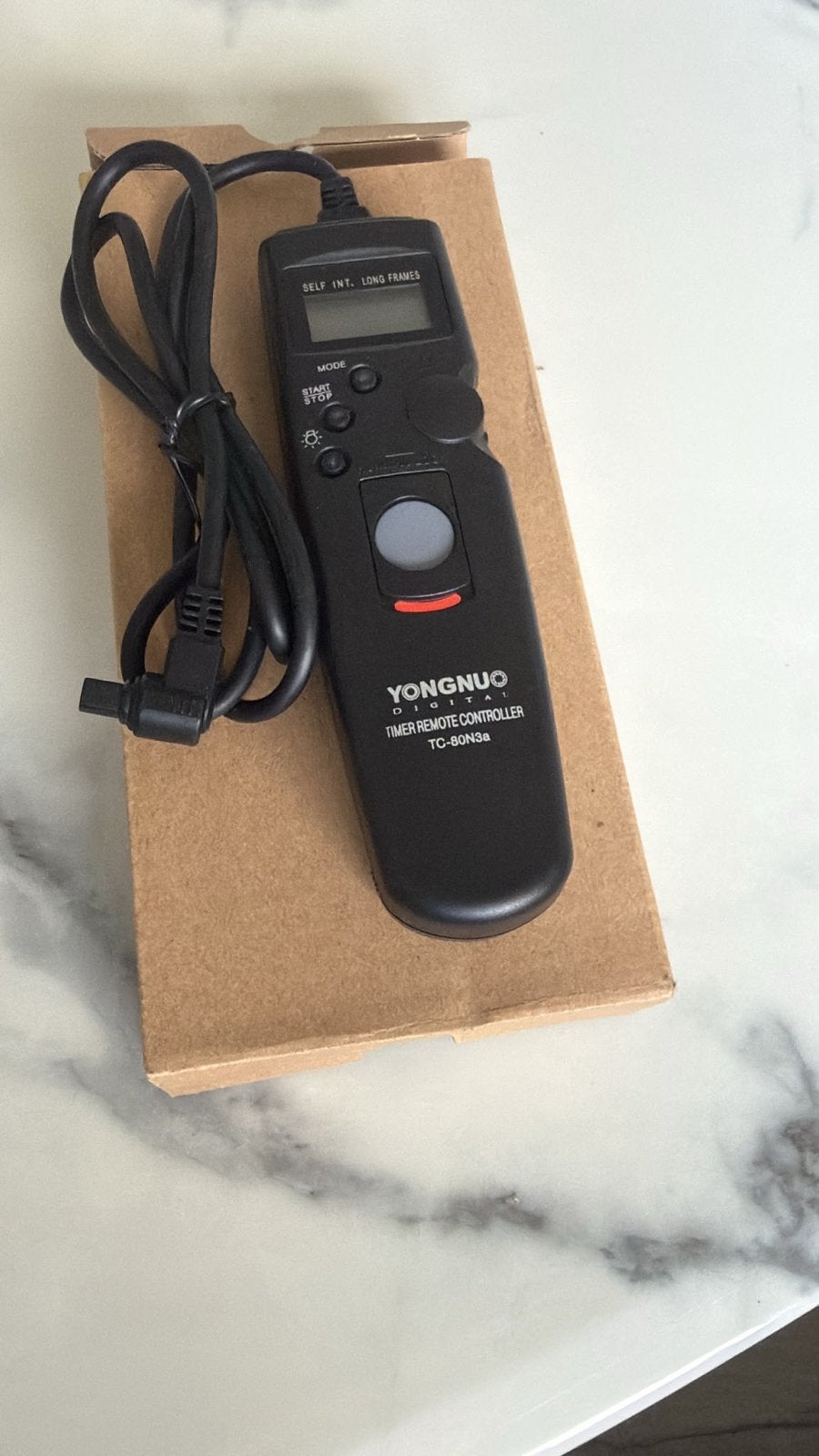 Yongnuo TC-80N3a Timer Afstandsbediening voor Canon, Overige merken, Afstandsbediening, Ophalen of Verzenden, Zo goed als nieuw