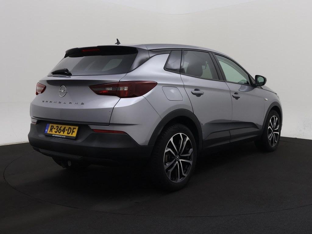 Opel Grandland 1.2T 130pk Aut. Nieuw Model Elegance Trekhaak, Auto's, Opel, Gebruikt, Euro 6, 1199 cc, Leder en Stof