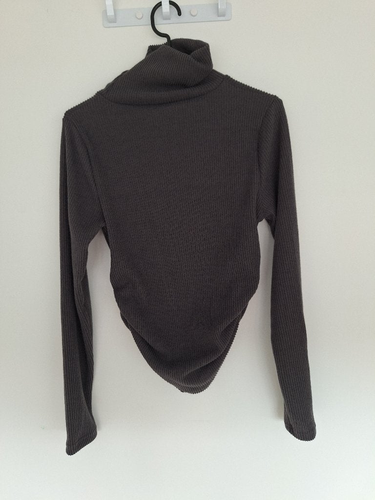 Shirt met lange mouw en col, Ophalen of Verzenden, Zo goed als nieuw, Maat 38/40 (M), Grijs
