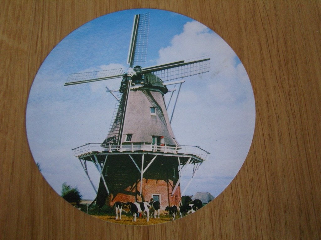sticker BONA MOLEN 6 Paesens  Stellingmolen DE HOND *, Ophalen, Zo goed als nieuw