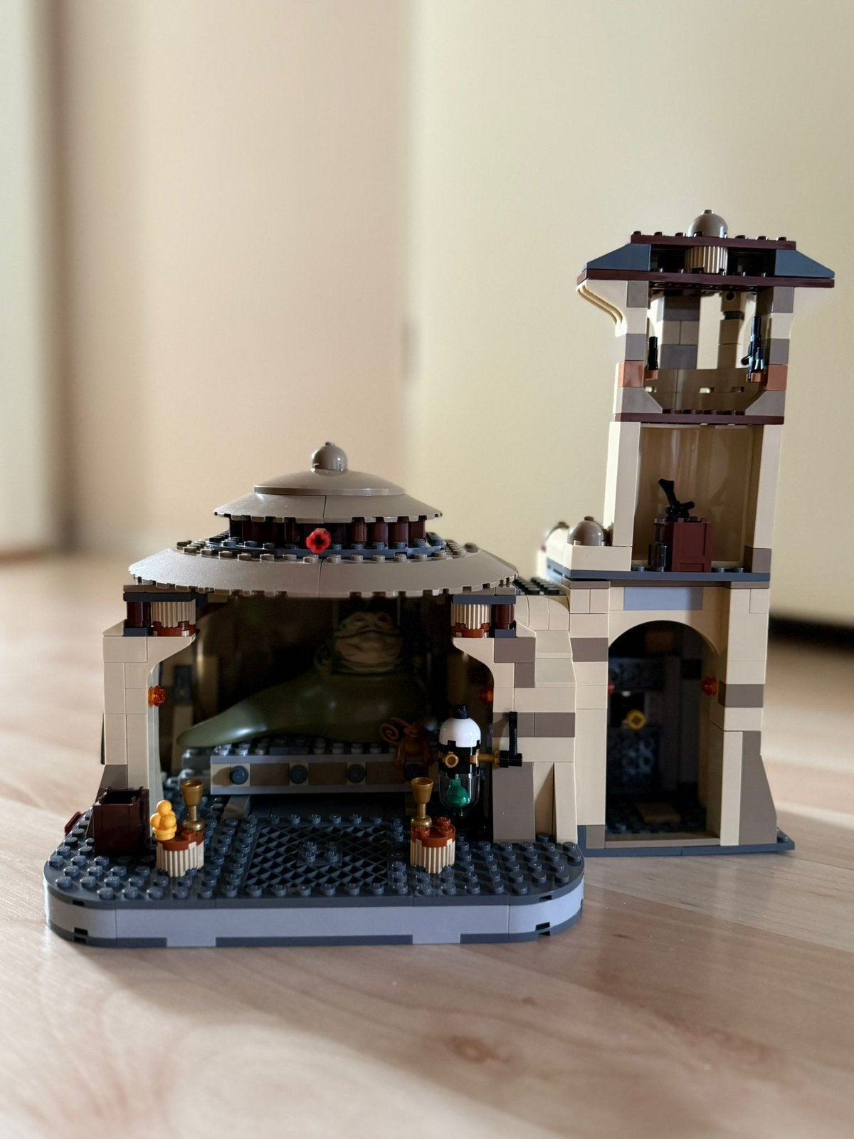 Lego star wars jabba^s palace 100% compleet, Verzamelen, Star Wars, Ophalen of Verzenden, Zo goed als nieuw, Actiefiguurtje