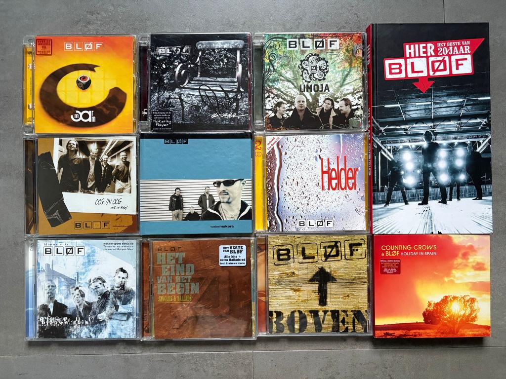 Bløf 17x Blof cd: Umoja, Oog, Alles, Berlijn, Hier & Omarm, Ophalen of Verzenden, Zo goed als nieuw, Pop