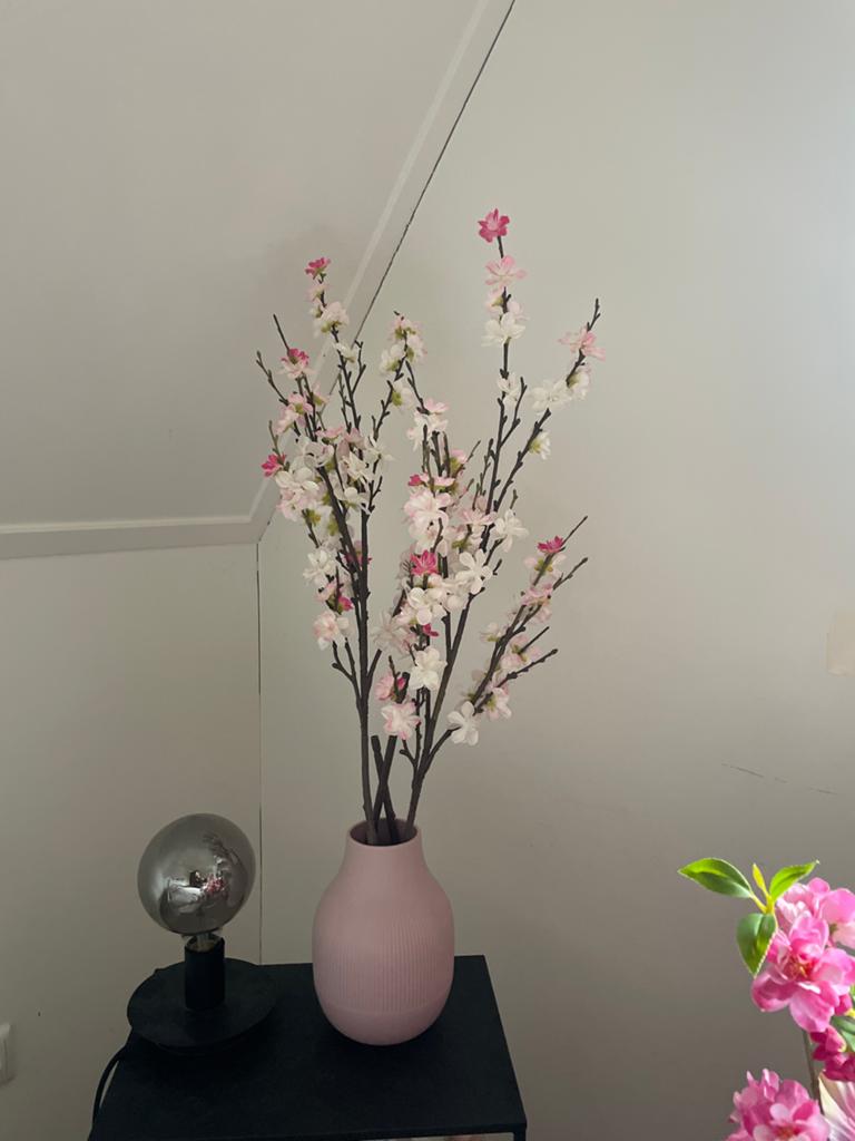 Zijden bloemen ikea, Ophalen of Verzenden, IKEA, Rood, Met pot of vaas