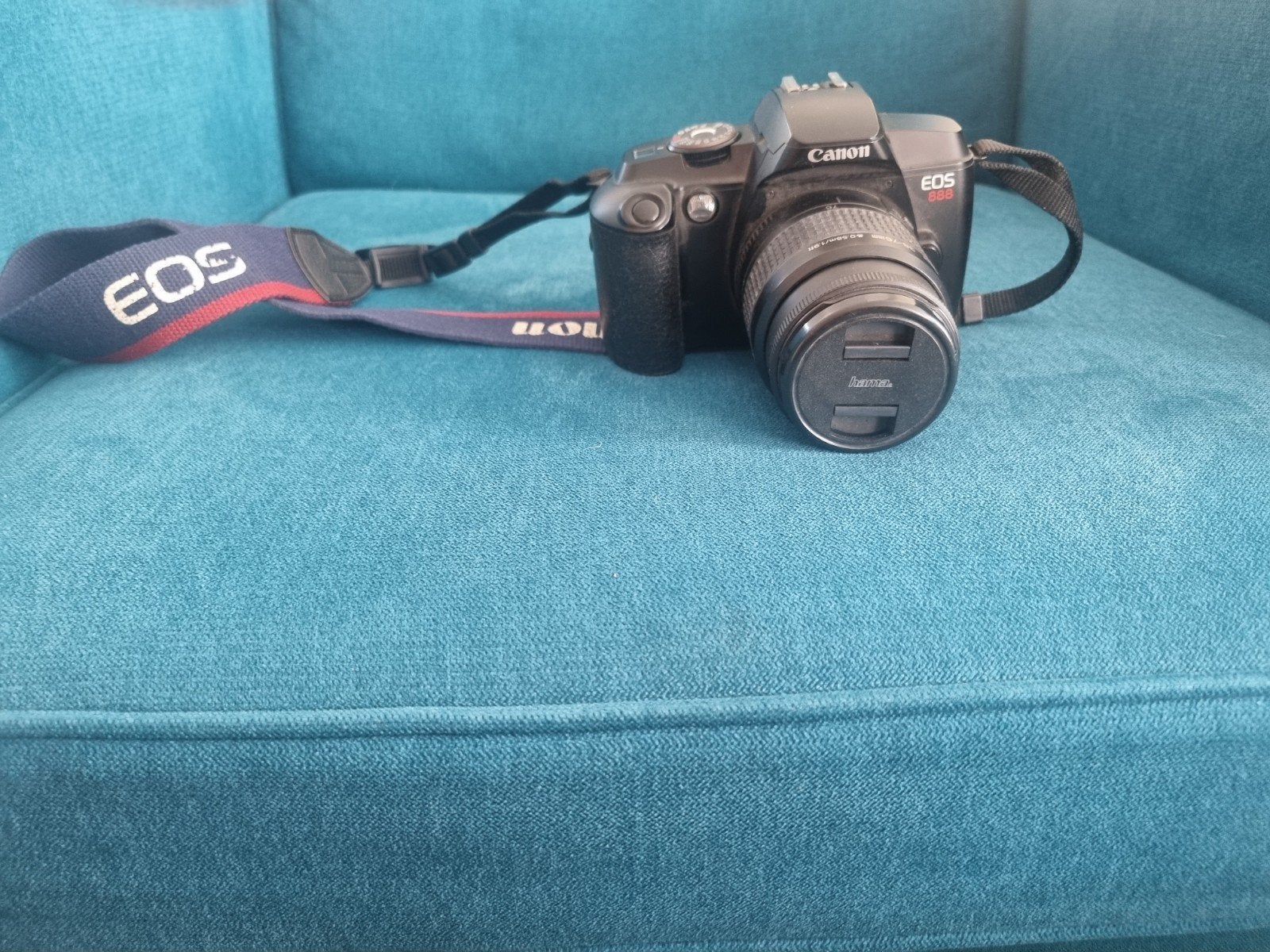 Canon EOS 888 analoge spiegelreflexcamera met lens, Ophalen of Verzenden, Zo goed als nieuw