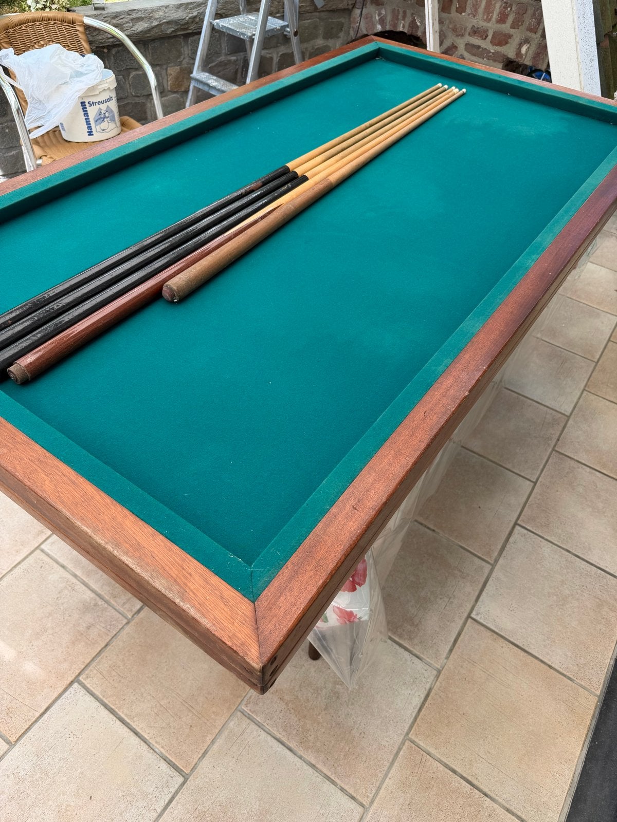 Homans Biljarttafel met keuen, Ophalen, Gebruikt, Biljarttafel
