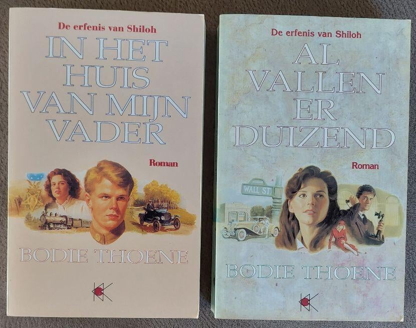 Bodie Thoene - De erfenis van Shilo deel 1 en 2, Boeken, Romans, Zo goed als nieuw, Ophalen of Verzenden
