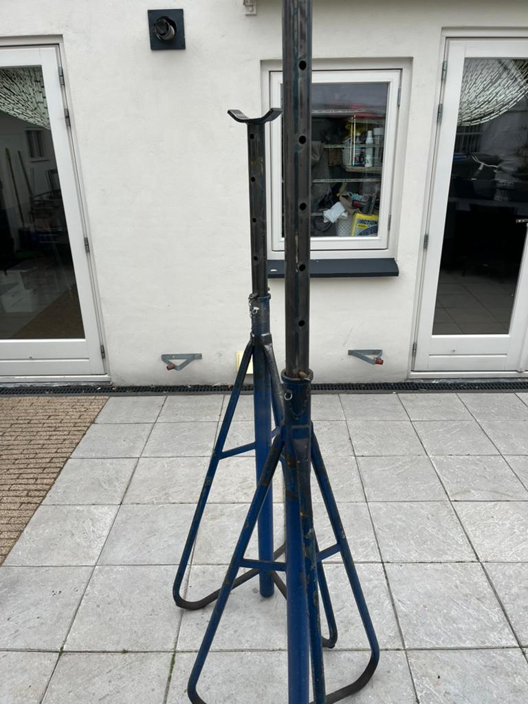 Brug bokken garage 2 stuks zware uitvoering, Ophalen, Zo goed als nieuw