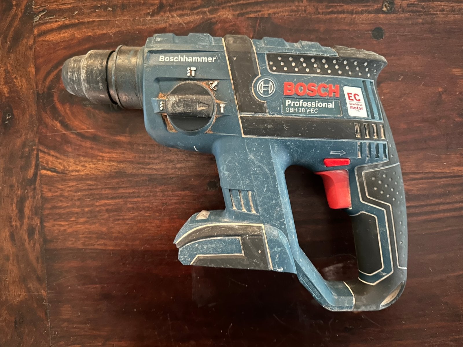 Bosch Professional accu boorhamer GBH 18V-EC, Ophalen of Verzenden, Gebruikt, Boor- en/of Breekhamer
