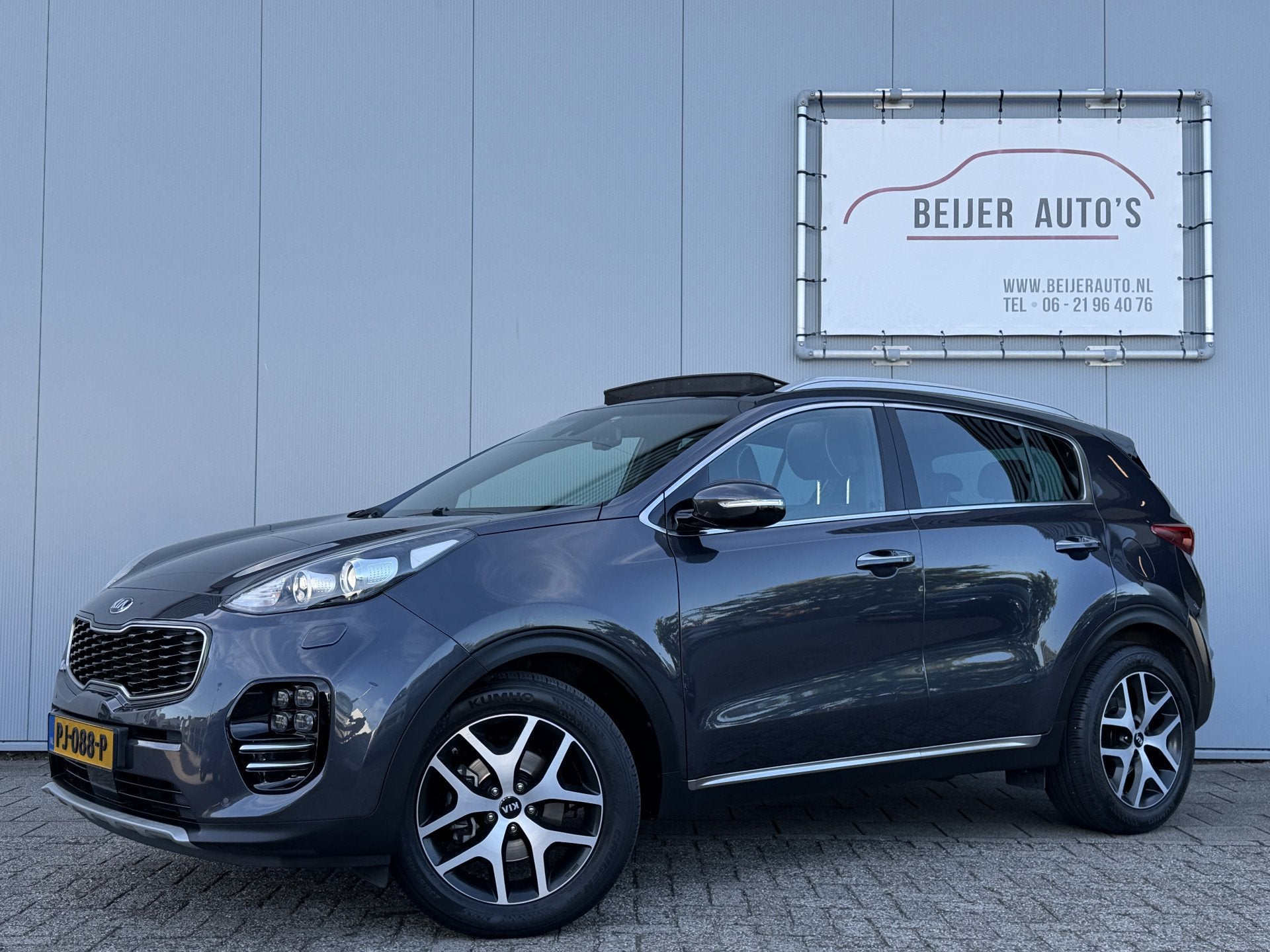 Kia Sportage 1.6 T-GDI GT-Line PlusLine Schuifdak/1900 kg tr, Auto's, Voorwielaandrijving, Gebruikt, 4 cilinders, Handgeschakeld