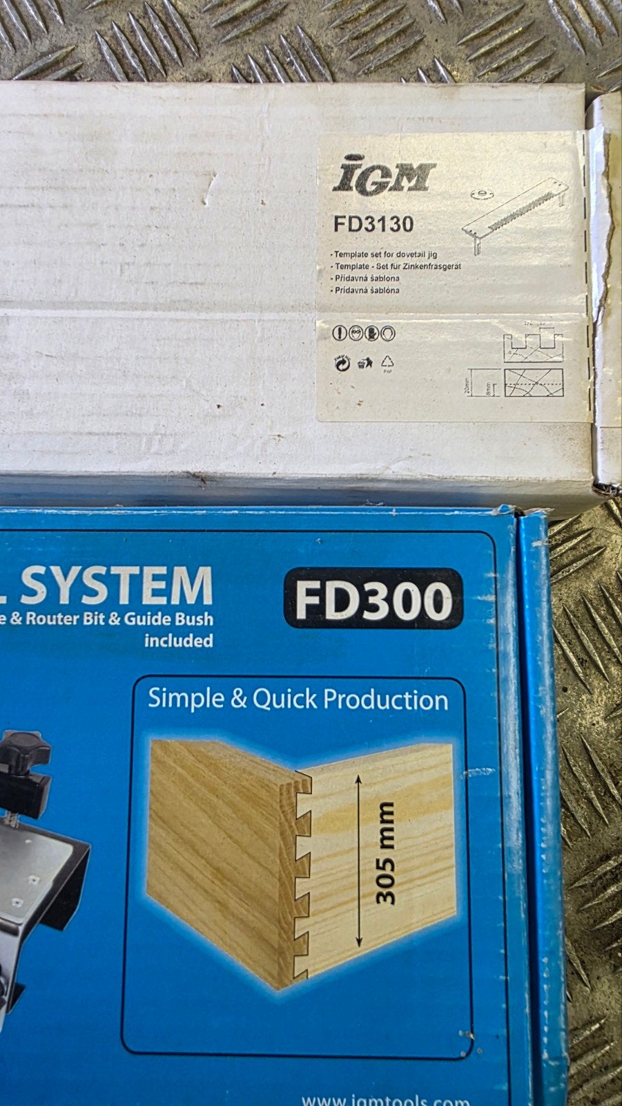 IGM Dovetail Jig FD300 + extra mal FD3130 - Nieuw in doos, Ophalen of Verzenden, Nieuw