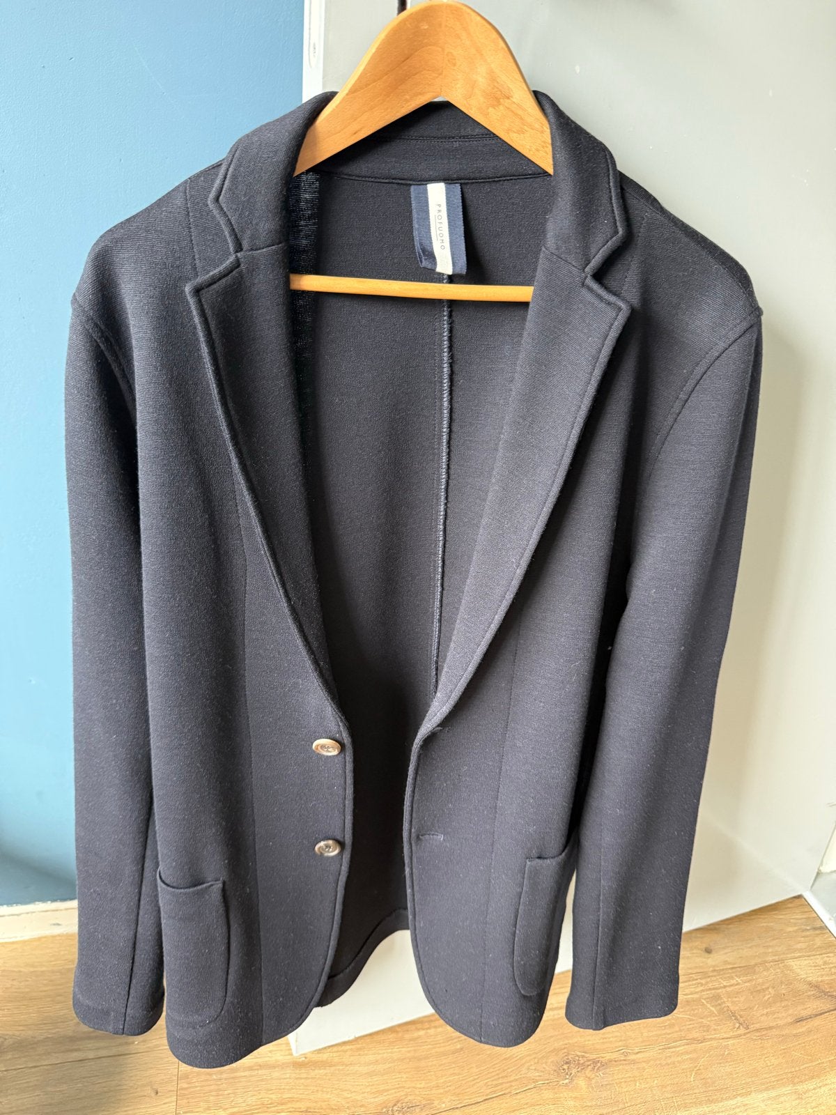 Profuomo Colbert blauw Maat 50 (M), Kleding | Heren, Ophalen of Verzenden, Zo goed als nieuw, Maat 48/50 (M), Zwart