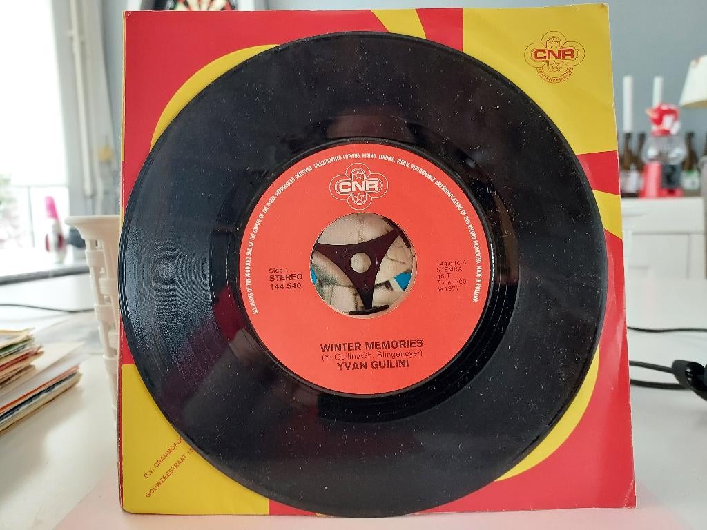 7" Single Yvan Guilini - Winter Memories / Moon River, Gebruikt, 7 inch, Single, Ophalen of Verzenden