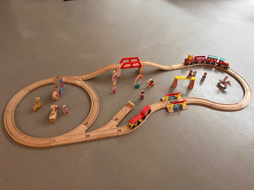 Janod Circus treinbaan, Ophalen of Verzenden, Zo goed als nieuw, Overige typen