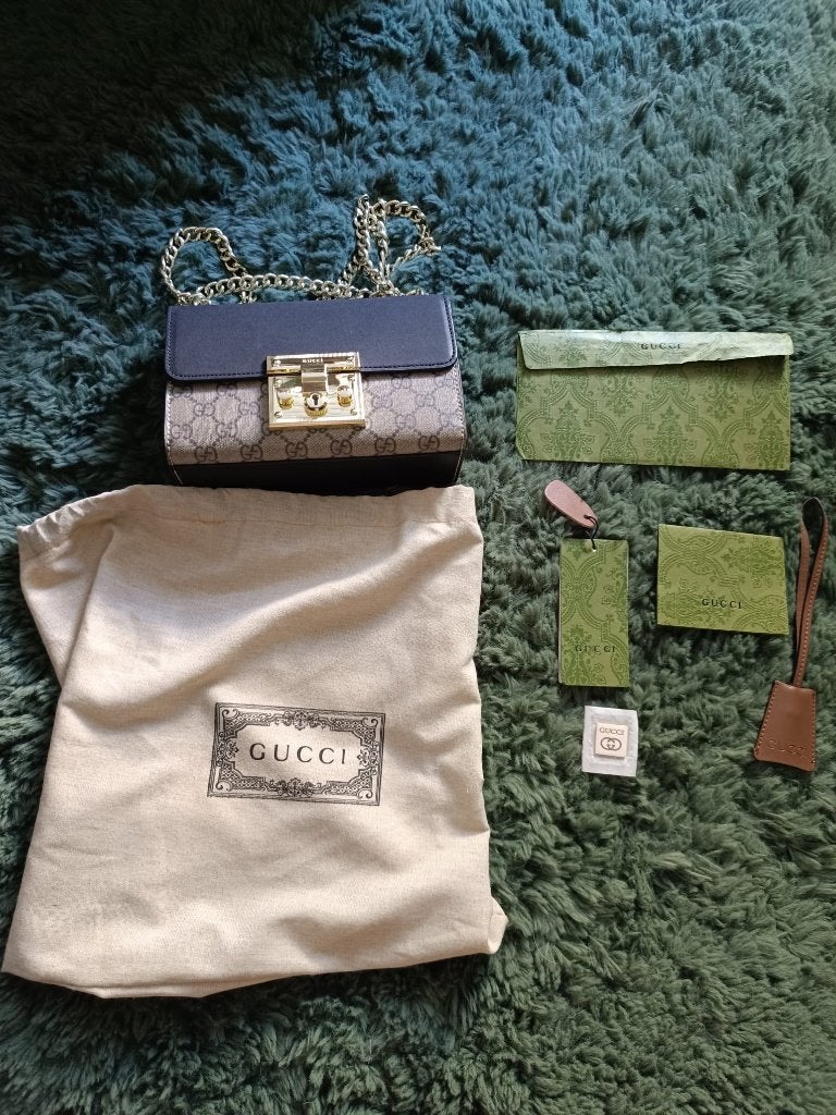 Gucci Padlock GG Supreme, Ophalen of Verzenden, Zo goed als nieuw, Overige kleuren, Schoudertasje