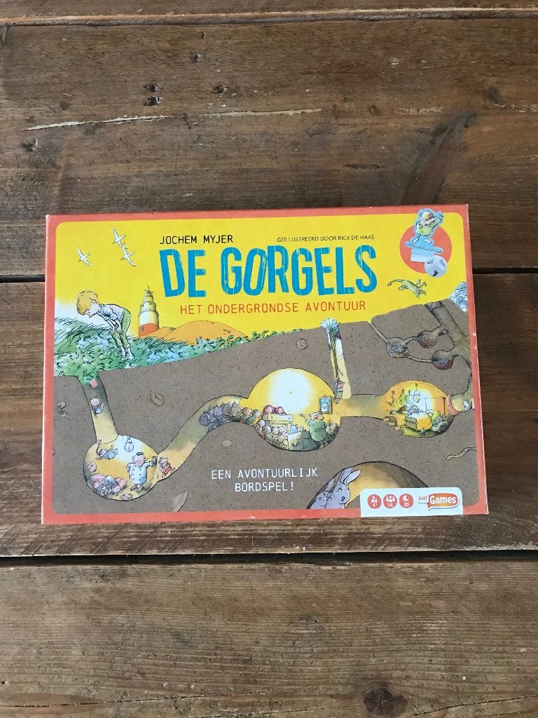 De gorgels, bordspel voor kinderen, Jochem Myjer, Ophalen, Zo goed als nieuw