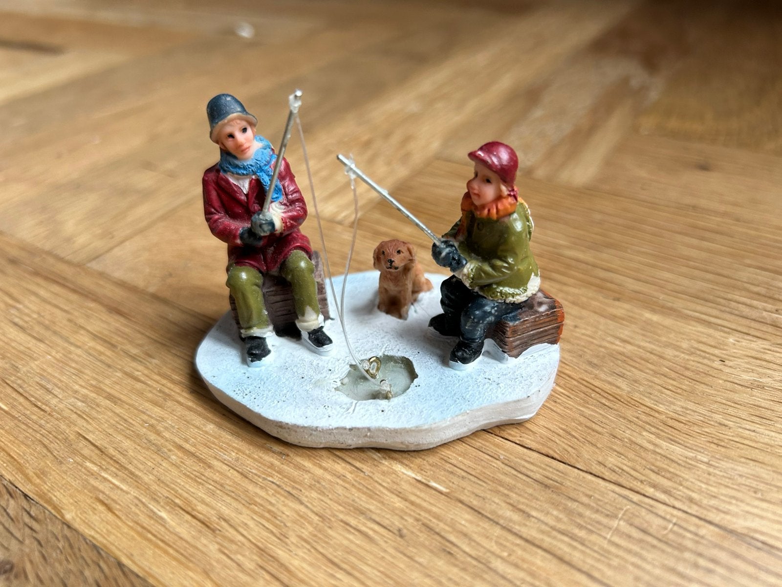 Blokker Typisch Hollands ijs visser kerstdorp, Ophalen of Verzenden, Zo goed als nieuw
