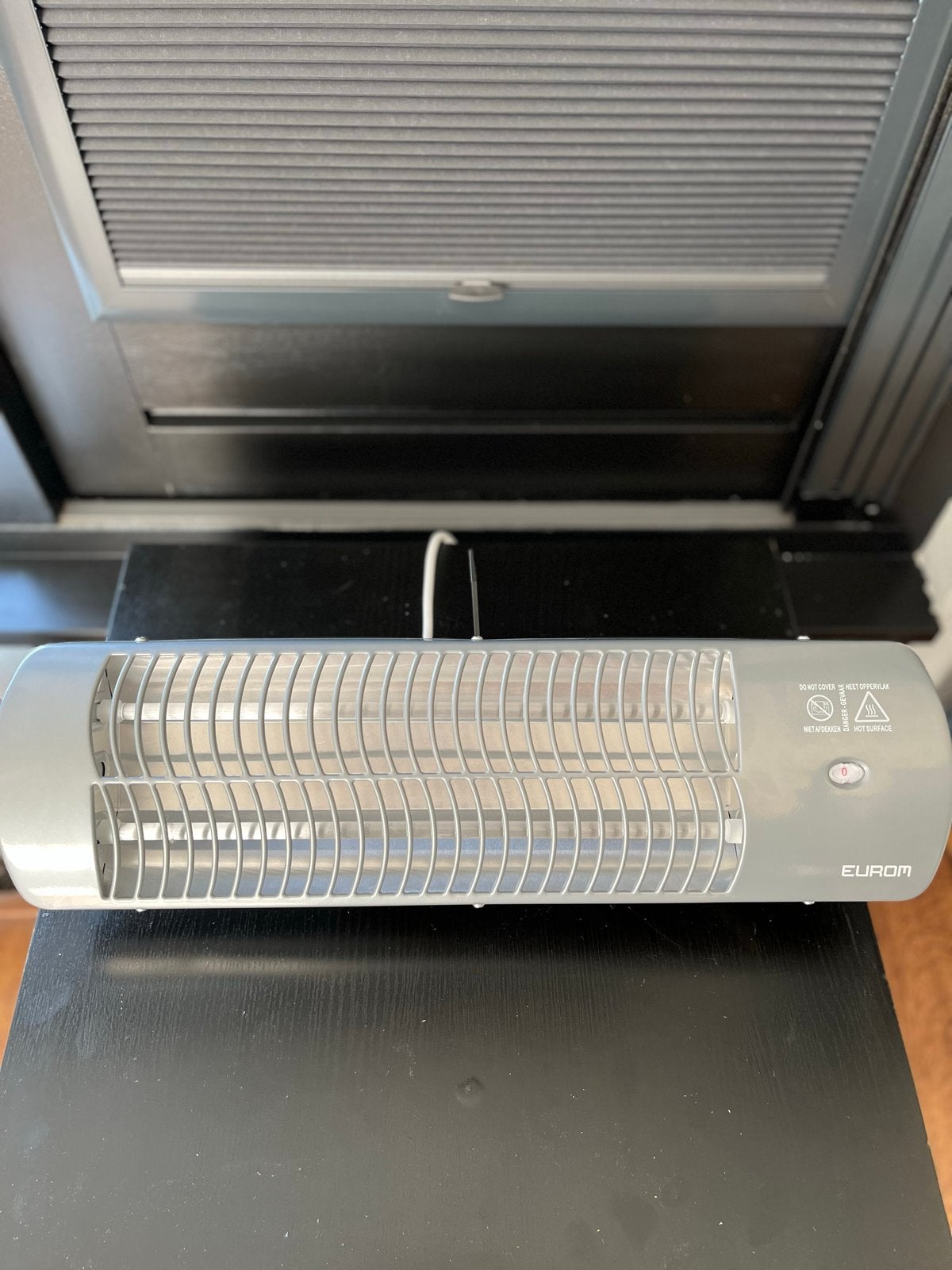 Eurocom Infrarood Badkamerverwarmer - 2 Warmtestanden, Gebruikt, Minder dan 30 cm, Overige typen, Minder dan 60 cm