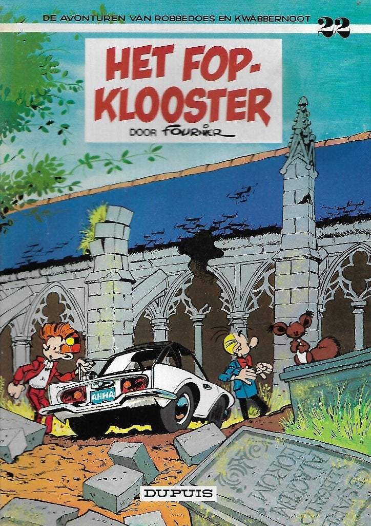 Robbedoes en Kwabbernoot - Nr. 22: Het fopklooster, Eén stripboek, Ophalen of Verzenden, Gelezen