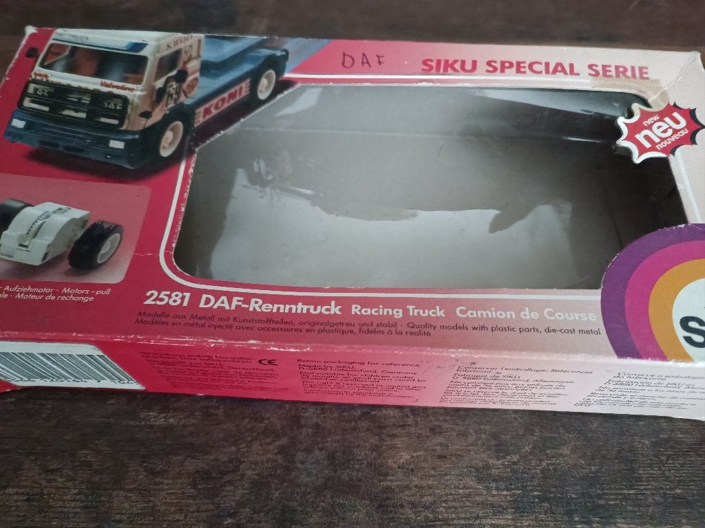 Lege Doos: Siku 2581: DAF 95/ Race Truck/1:55, Verzenden, Gebruikt, Auto