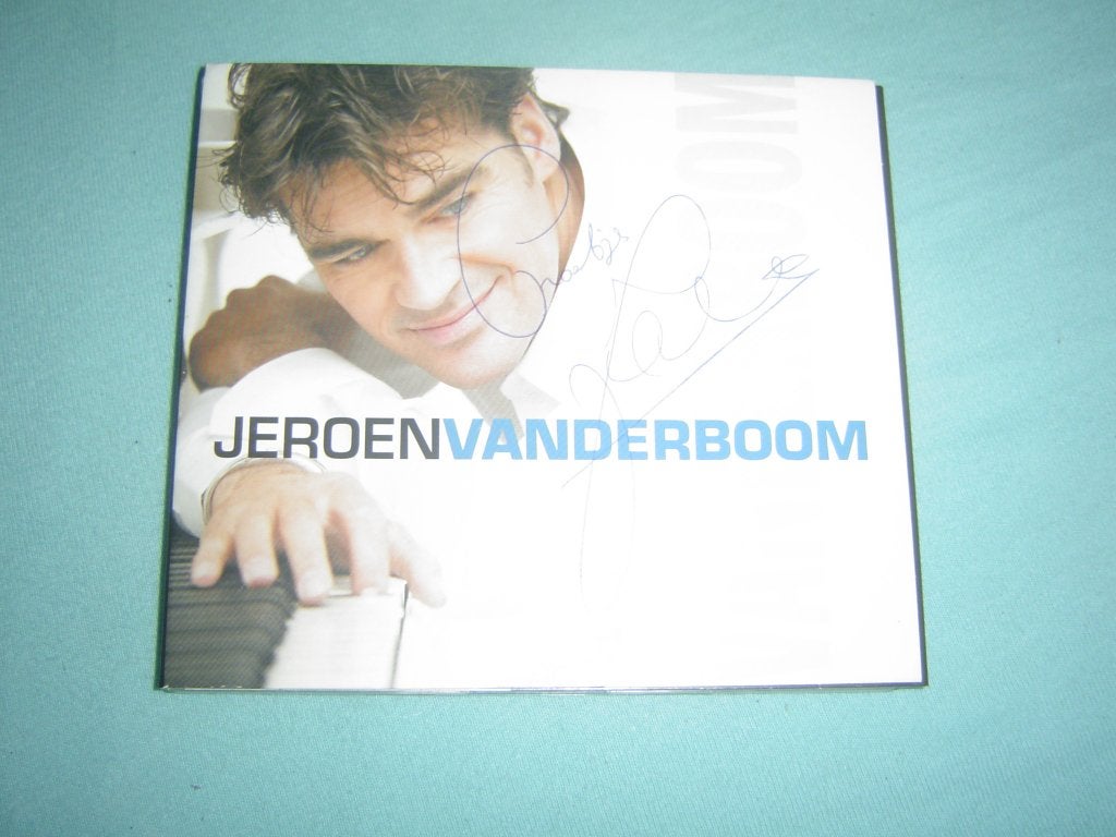 gesigneerde cd van jeroen van der boom, Ophalen of Verzenden, Zo goed als nieuw, Levenslied of Smartlap