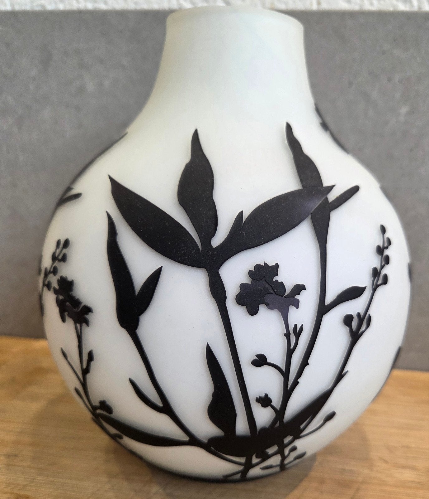 Pols Potten design vaas ca. 23 cm hoog, Ophalen, Gebruikt, Glas, 23 cm