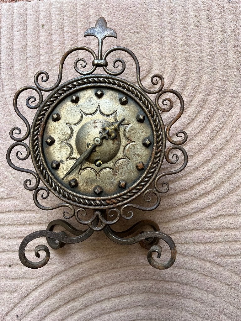 Klok Smeedijzer Vintage > 80 jaar, Ophalen of Verzenden