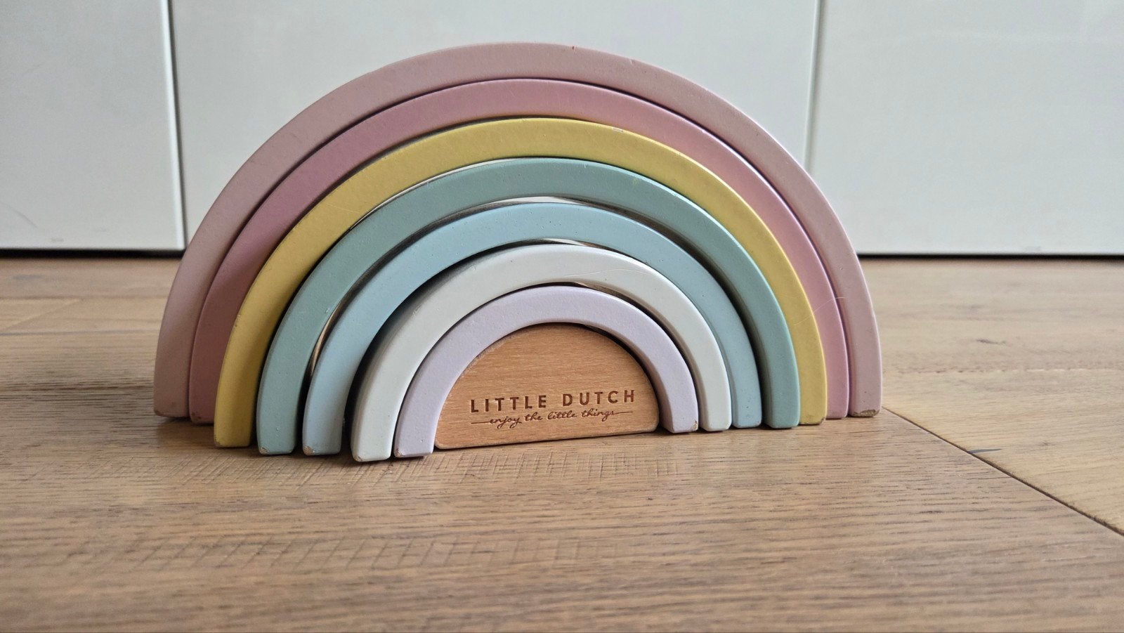 Little Dutch Houten Regenboog Pastel, Kinderen en Baby's, Speelgoed | Houten speelgoed, Ophalen, Gebruikt, Overige typen