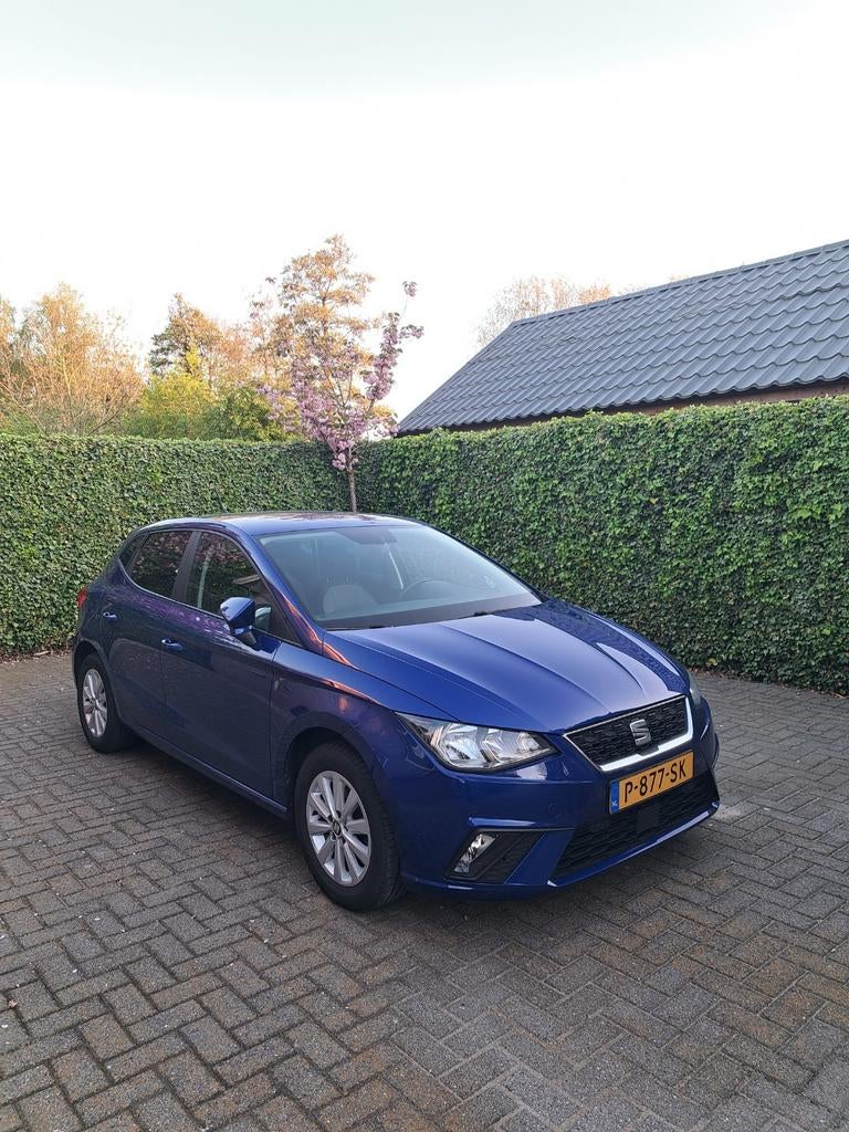 Seat Ibiza 1.0 Ecotsi 95pk 2019 Blauw, Auto's, Seat, Voorwielaandrijving, Stof, 40 €/maand, Achteruitrijcamera