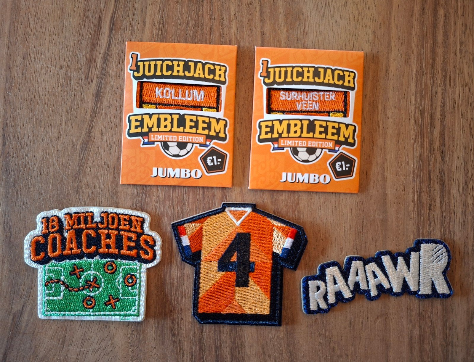 RUILEN - Jumbo Juich Jack Emblemen, Jumbo, Ophalen of Verzenden