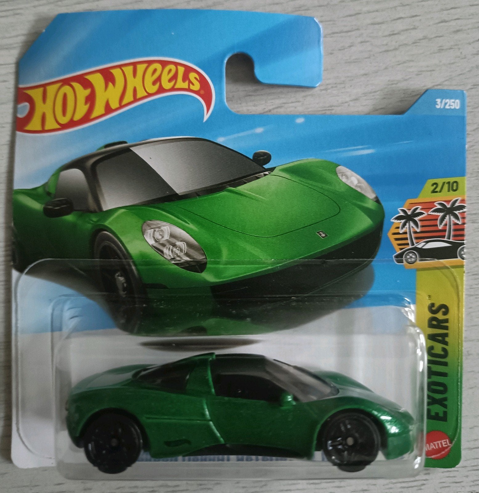 Hot Wheels Groene Sportwagen - Exotics, Ophalen of Verzenden, Nieuw, Auto